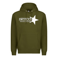 Army Green ROCK STAR Premium Hoodie - linhVisuals