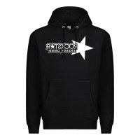 Black ROCK STAR Premium Hoodie - linhVisuals