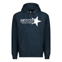 Navy ROCK STAR Premium Hoodie - linhVisuals