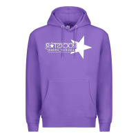 Purple ROCK STAR Premium Hoodie - linhVisuals