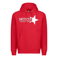 Red ROCK STAR Premium Hoodie - linhVisuals