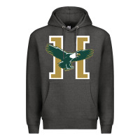 Charcoal Heather husson  eagles Premium Hoodie - linhVisuals