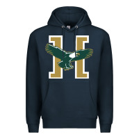 Navy husson  eagles Premium Hoodie - linhVisuals