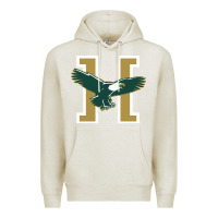 Oatmeal Heather husson  eagles Premium Hoodie - linhVisuals