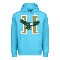 Ocean Blue husson  eagles Premium Hoodie - linhVisuals