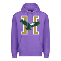 Purple husson  eagles Premium Hoodie - linhVisuals