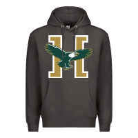 Smoke husson  eagles Premium Hoodie - linhVisuals