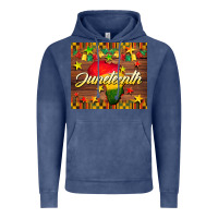 Vintage Denim Juneteenth Vintage Hoodie - BarkalooDesign