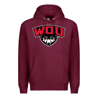 Burgundy western oregon merch, wolves Premium Hoodie - linhVisuals