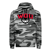 Slate Camo western oregon merch, wolves Premium Hoodie - linhVisuals