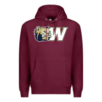 Burgundy wingate merch, bulldogs Premium Hoodie - linhVisuals