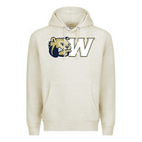 Oatmeal Heather wingate merch, bulldogs Premium Hoodie - linhVisuals