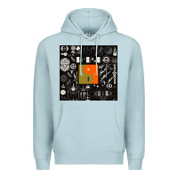 Blue Mist nice bon -iver symbol Premium Hoodie - linhVisuals