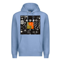 Colony Blue nice bon -iver symbol Premium Hoodie - linhVisuals