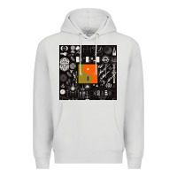 Dove Grey nice bon -iver symbol Premium Hoodie - linhVisuals