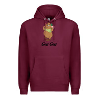 Burgundy gus gus t-shirt Premium Hoodie - linhVisuals