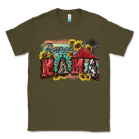 Army Green Ranch mama Motthaer's Day Classic Tee - FaDigitalArtStudio