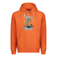 Carrot family vacation retro sunset hawaii kauai t shirt Premium Hoodie - linhVisuals