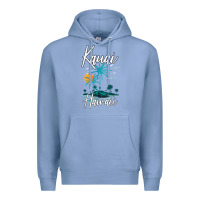 Colony Blue family vacation retro sunset hawaii kauai t shirt Premium Hoodie - linhVisuals
