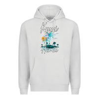 Dove Grey family vacation retro sunset hawaii kauai t shirt Premium Hoodie - linhVisuals