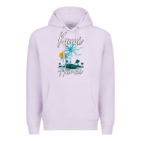 Lilac family vacation retro sunset hawaii kauai t shirt Premium Hoodie - linhVisuals