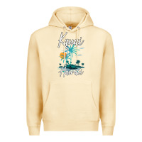 Pina Colada family vacation retro sunset hawaii kauai t shirt Premium Hoodie - linhVisuals