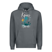 Rock family vacation retro sunset hawaii kauai t shirt Premium Hoodie - linhVisuals