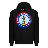 Black army national guard Premium Hoodie - linhVisuals