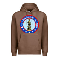Chestnut army national guard Premium Hoodie - linhVisuals