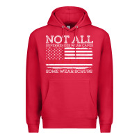 Cardinal nurses not all superheroes wear caps some wear scrubs nurse supportive Premium Hoodie - linhVisuals