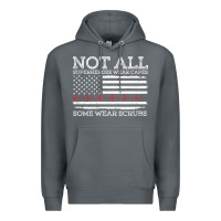 Rock nurses not all superheroes wear caps some wear scrubs nurse supportive Premium Hoodie - linhVisuals