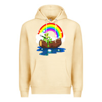 Pina Colada the rainbow connection Premium Hoodie - linhVisuals