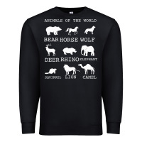 Black Animals Of The World Premium Sweatshirt - Bettercallsaul