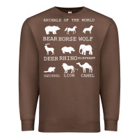 Chestnut Animals Of The World Premium Sweatshirt - Bettercallsaul
