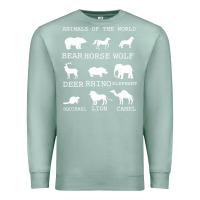 Seafoam Animals Of The World Premium Sweatshirt - Bettercallsaul