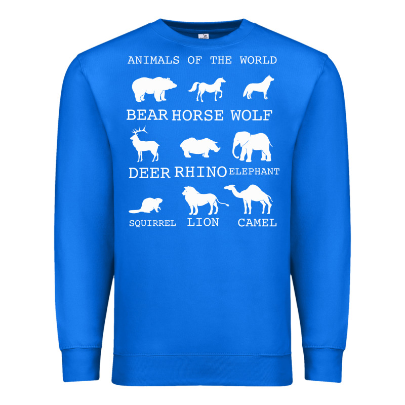 Animals Of The World Premium Sweatshirt by Bettercallsaul | Teevron