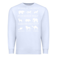 White Animals Of The World Premium Sweatshirt - Bettercallsaul