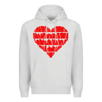 Dove Grey book lover Premium Hoodie - linhVisuals