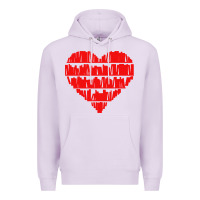 Lilac book lover Premium Hoodie - linhVisuals