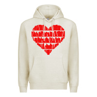 Oatmeal Heather book lover Premium Hoodie - linhVisuals
