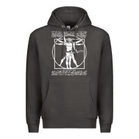 Smoke man playing the guitar Premium Hoodie - linhVisuals