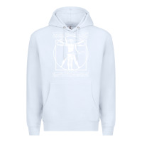 White man playing the guitar Premium Hoodie - linhVisuals