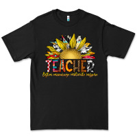 Black Teacher Premium Tee - CowhideDigitalArt