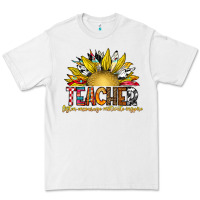 White Teacher Premium Tee - CowhideDigitalArt