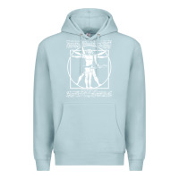 Blue Mist man playing the guitar Premium Hoodie - linhVisuals