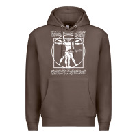 Coffee man playing the guitar Premium Hoodie - linhVisuals