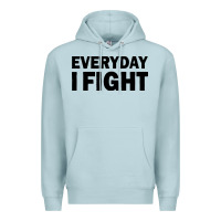 Blue Mist everyday i fight Premium Hoodie - linhVisuals