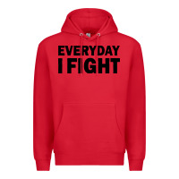 Red everyday i fight Premium Hoodie - linhVisuals