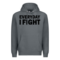 Rock everyday i fight Premium Hoodie - linhVisuals