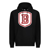 Black Bradley University Athletics Premium Hoodie - linhVisuals
